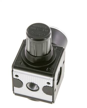 Druckregler für Sammelstückmontage G1/4'' 2250l/min 0.1-3.0bar/1-44psi Zinkdruckguss 40 mm Manometer Multifix 1