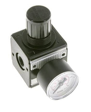 Druckregler für Sammelstückmontage G1/4'' 2250l/min 0.5-16.0bar/7-232psi Zink-Druckguss 40 mm Manometer Multifix 1