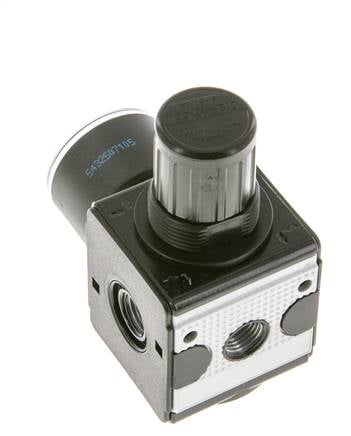 Druckregler für Sammelstückmontage G1/4'' 2250l/min 0.2-6.0bar/3-87psi Zinkdruckguss 40 mm Manometer Multifix 1