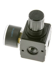 Druckregler für Sammelstückmontage G1/4'' 2250l/min 0.2-6.0bar/3-87psi Zinkdruckguss 40 mm Manometer Multifix 1