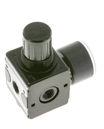 Druckregler für Sammelstückmontage G1/4'' 2250l/min 0.5-16.0bar/7-232psi Zink-Druckguss 40 mm Manometer Multifix 1