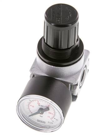 Druckregler G1/4'' 600l/min 0,5-10,0bar/7-145psi 40 mm Manometer Multifix 0