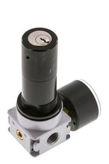 Druckregler G1/4'' 600l/min 0,2-6,0bar/3-87psi 40 mm Manometer Zylinderschloss Multifix 0