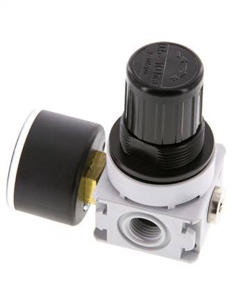 Druckregler G1/4'' 700l/min 0,5-10,0bar/7-145psi 40 mm Manometer Multifix 0
