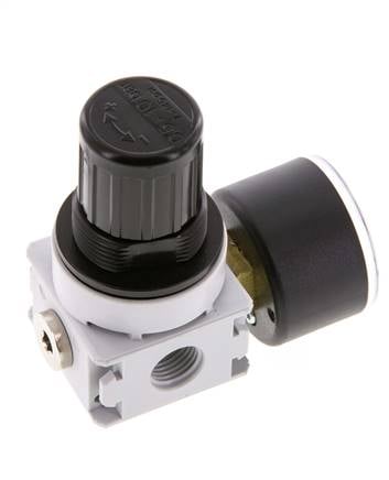Druckregler G1/4'' 700l/min 0,5-10,0bar/7-145psi 40 mm Manometer Multifix 0