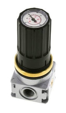 Druckregler G1/4'' 1450l/min 0.5-10.0bar/7-145psi Zinkdruckgussknopf mit Manometer Multifix 0