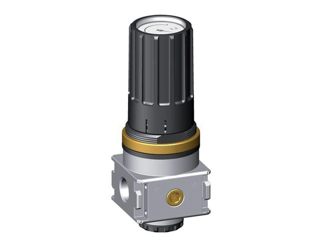 Druckregler für Sammelstückmontage G1/4''&1/8'' 1700l/min 0.1-3.0bar/1-44psi Zinkdruckguss Multifix 0