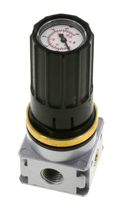Druckregler G1/4'' 1450l/min 0.1-3.0bar/1-44psi Zinkdruckgussknopf mit Manometer Multifix 0