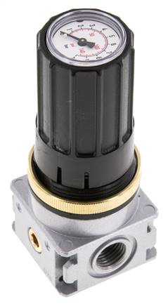 Druckregler G1/4'' 1450l/min 0.2-6.0bar/3-87psi Zinkdruckgussknopf mit Manometer Multifix 0
