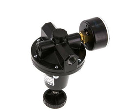 Präzisionsdruckregler G1/4'' 550l/min 0.2-7.0bar/3-102psi Zinkdruckguss Standard 3