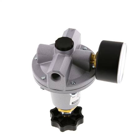 Präzisionsdruckregler G1/4'' 550l/min 0.5-10.0bar/7-145psi Zinkdruckguss Standard 3
