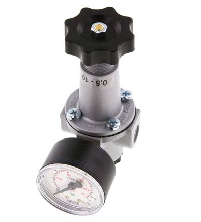 Druckregler G1/4'' 1000l/min 0.2-6.0bar/3-87psi Zinkdruckguss Standard 1