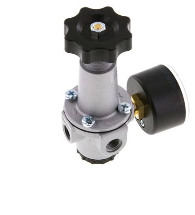 Druckregler G1/4'' 1000l/min 0.2-6.0bar/3-87psi Zinkdruckguss Standard 1