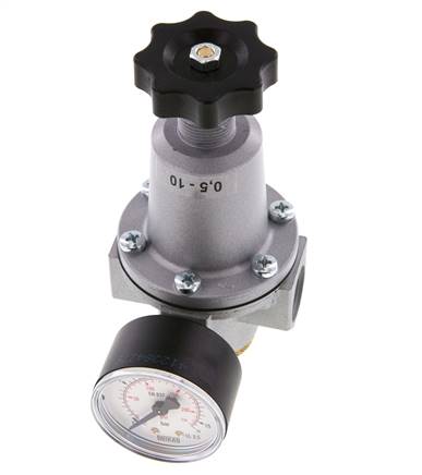 Druckregler G1/2'' 2100l/min 0.5-10.0bar/7-145psi Zinkdruckguss Standard 2