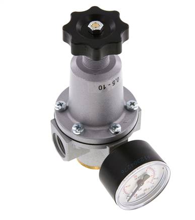 Druckregler G1/2'' 2100l/min 0.1-3.0bar/1-44psi Zinkdruckguss Standard 2