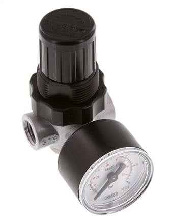 Druckregler G1/4'' 450l/min 0.1-3.5bar/1-51psi Zinkdruckguss Standard 0