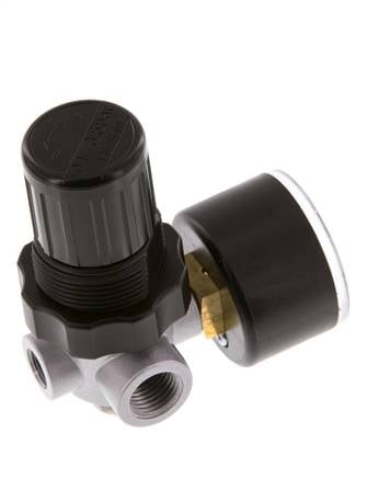 Druckregler G1/4'' 450l/min 0.1-3.5bar/1-51psi Zinkdruckguss Standard 0