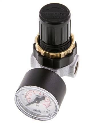 Druckregler G1/4'' 330l/min 0.5-6.0bar/7-87psi Zinkdruckguss Standard 0