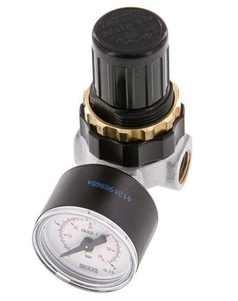 Druckregler G1/4'' 330l/min 0.5-3.0bar/7-44psi Zinkdruckguss Standard 0
