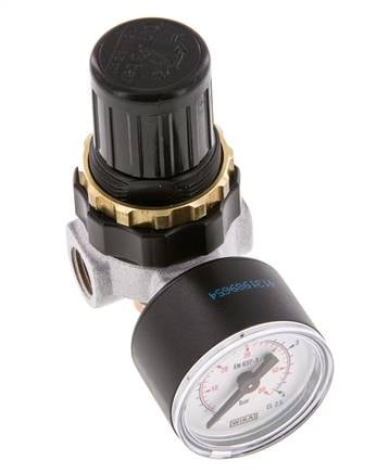Druckregler G1/4'' 330l/min 0.5-3.0bar/7-44psi Zinkdruckguss Standard 0