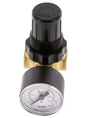 Druckregler G1/4'' 330l/min 0.2-6.0bar/3-87psi Luft Wasser Messing Standard 0