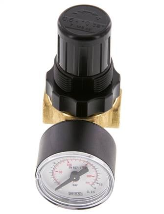 Druckregler G1/8'' 330l/min 0,5-10,0bar/7-145psi Standard 0