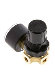 Druckregler G1/4'' 330l/min 0.1-3.0bar/1-44psi Luft Wasser Messing Standard 0
