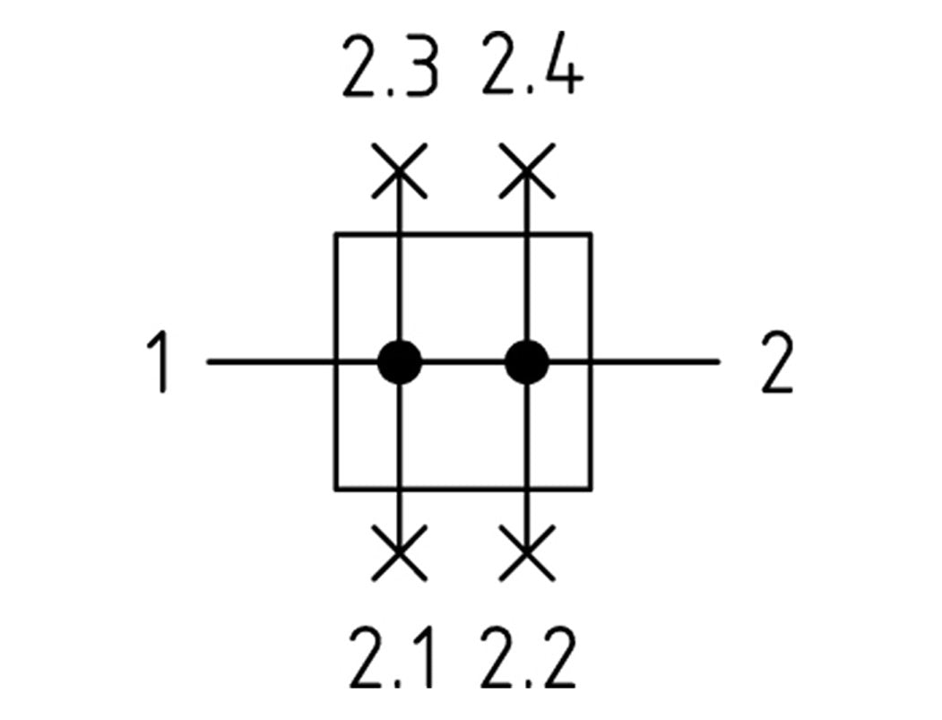 Verteiler G3/8x1/2x1/4 7250 l/min Futura 2