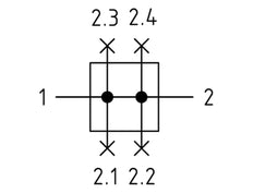 Verteiler G3/8x1/2x1/4 7250 l/min Futura 2