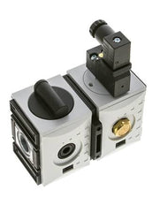 Sanftanlaufventil 3/8'' und 1/4'' 24VDC 1300l/min Futura 1