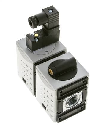 Sanftanlaufventil 3/8'' und 1/4'' 24VDC 1300l/min Futura 1