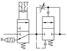 Sanftanlaufventil 1/4'' 1000l/min Multifix 1