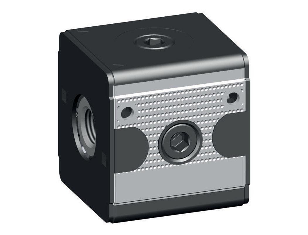 Verteiler G3/8 700 l/min mit Rückschlagventil Multifix 1