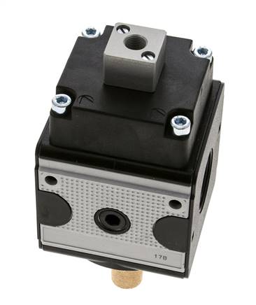 3/2 Ventil G1/2 pneumatisch betrieben 4000 l/min Multifix 2