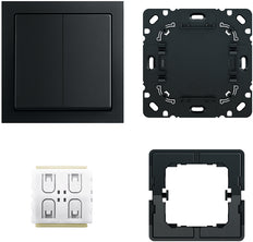 ABB Busch-Jaeger 6716 UJ-885 Future FoH Schalter Set Schwarz matt - 2CKA006710A0016