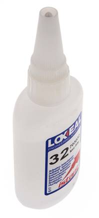 Loxeal Sofortklebstoff 50 ml Transparent 2-5 s Aushärtezeit für Metall-, Kunststoff-, Neopren/Nbr-, Epdm- und Gummioberflächen