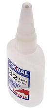 Loxeal Sofortklebstoff 50 ml Transparent 2-5 s Aushärtezeit für Metall-, Kunststoff-, Neopren/Nbr-, Epdm- und Gummioberflächen