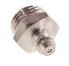 Gerader Schmiernippel Edelstahl R 1/4 Zoll DIN 71412