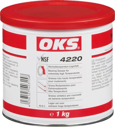 Extremtemperatur-Lagerfett Lebensmittelqualität 25kg OKS 4220