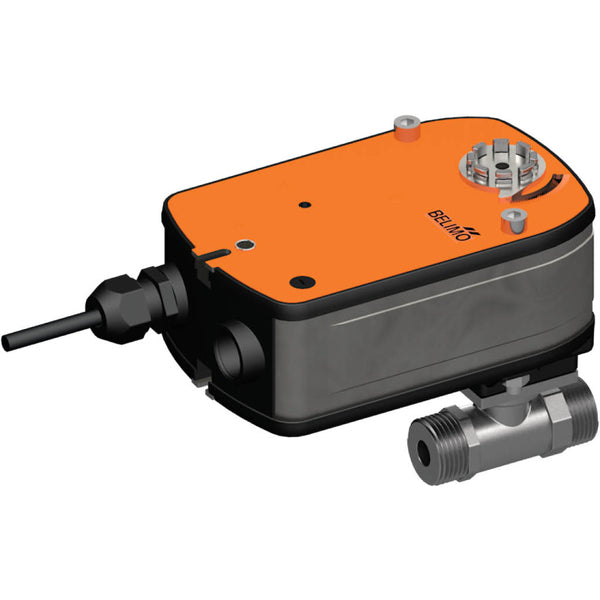Belimo Regelventil G3/4 Kvs1 230VAC Fail-Safe NO 75s 2-Punkt 4Nm IP54 SPDT R408K/LRF230-S-O