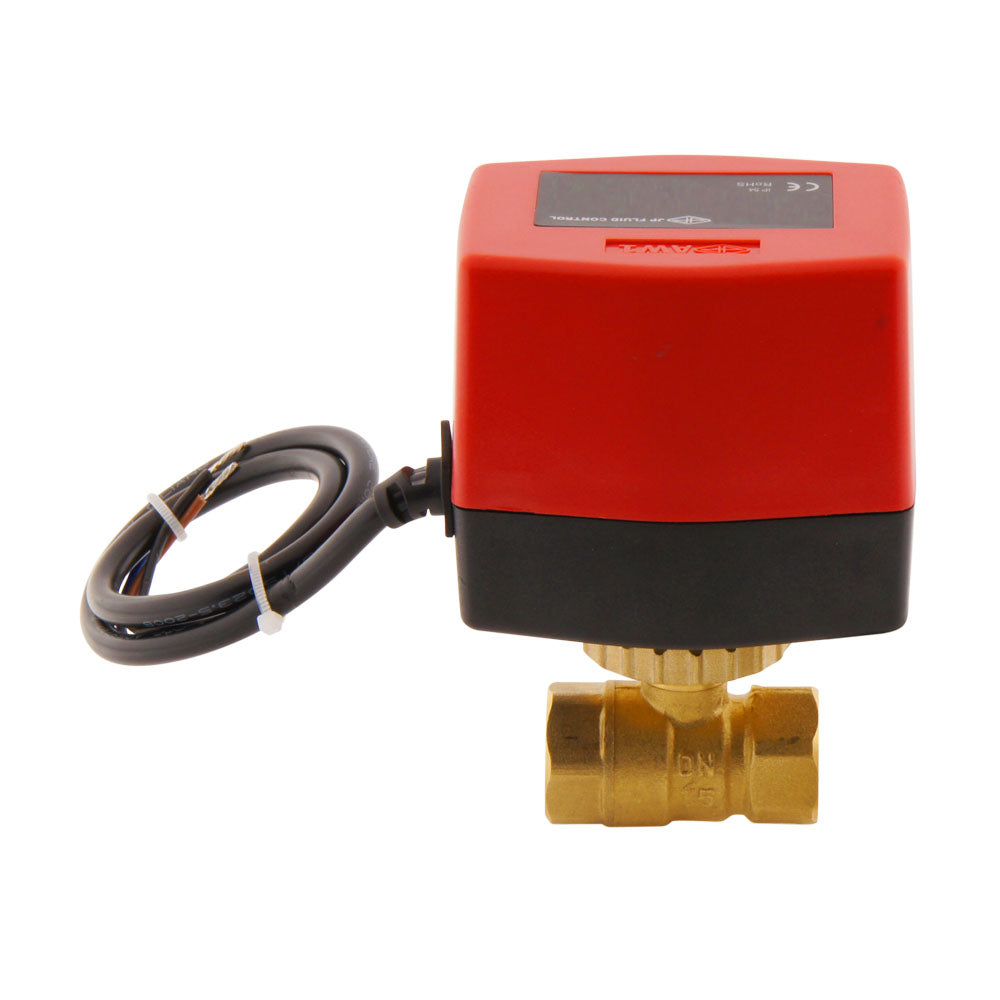 Elektrischer Kugelhahn BW2 1/2'' 2-Wege 24V AC 3-Punkt