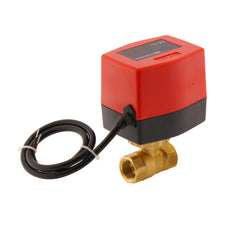 Elektrischer Kugelhahn BW2 1/2'' 2-Wege 24V AC 3-Punkt