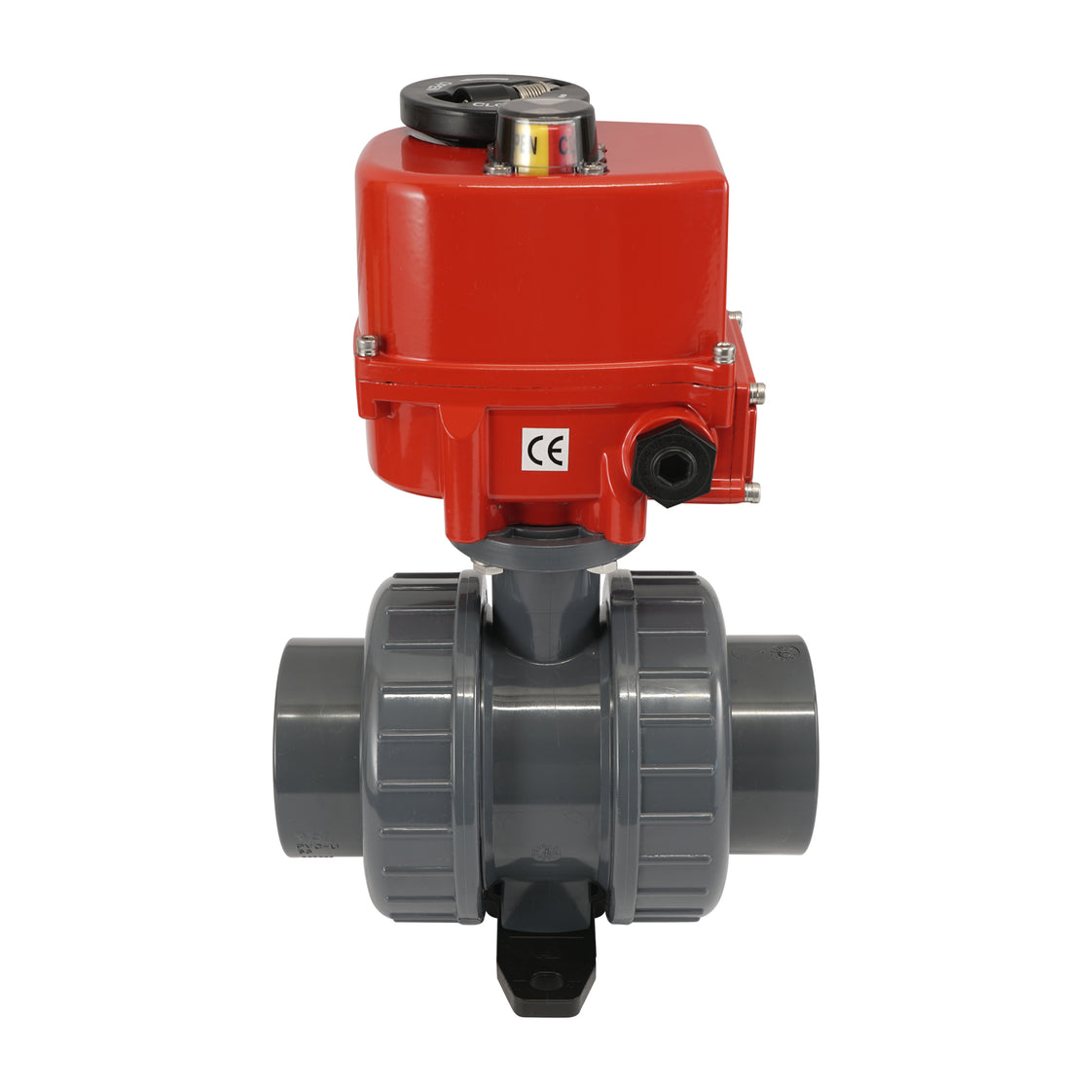 63 mm Überwurfmuffen 2-Wege-PVC Modulierender elektrischer Kugelhahn 24 V AC/DC (VDL)