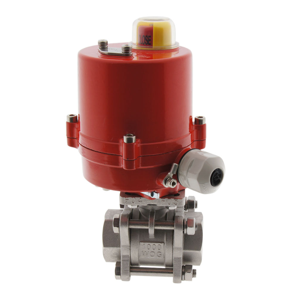 Elektrischer 2-Wege-Edelstahl-Kugelhahn G1'' 24V AC - BL2SA3