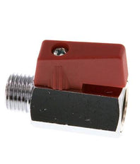 Männlich bis weiblich G 1/4 Zoll 2-Wege-Messing Mini-Kugelhahn 15 Bar