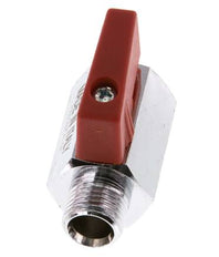 Männlich bis weiblich G 1/4 Zoll 2-Wege-Messing Mini-Kugelhahn 15 Bar