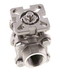 G3/4'' 2-Wege-Edelstahl-Kugelhahn 3-teilig mit vollem Durchgang ISO-Top - BL2SA3
