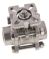 G3/4'' 2-Wege-Edelstahl-Kugelhahn 3-teilig mit vollem Durchgang ISO-Top - BL2SA3
