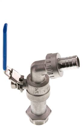 G 3/4-Zoll-Edelstahl 2-Wege-Kugelhahn für Wasserhähne