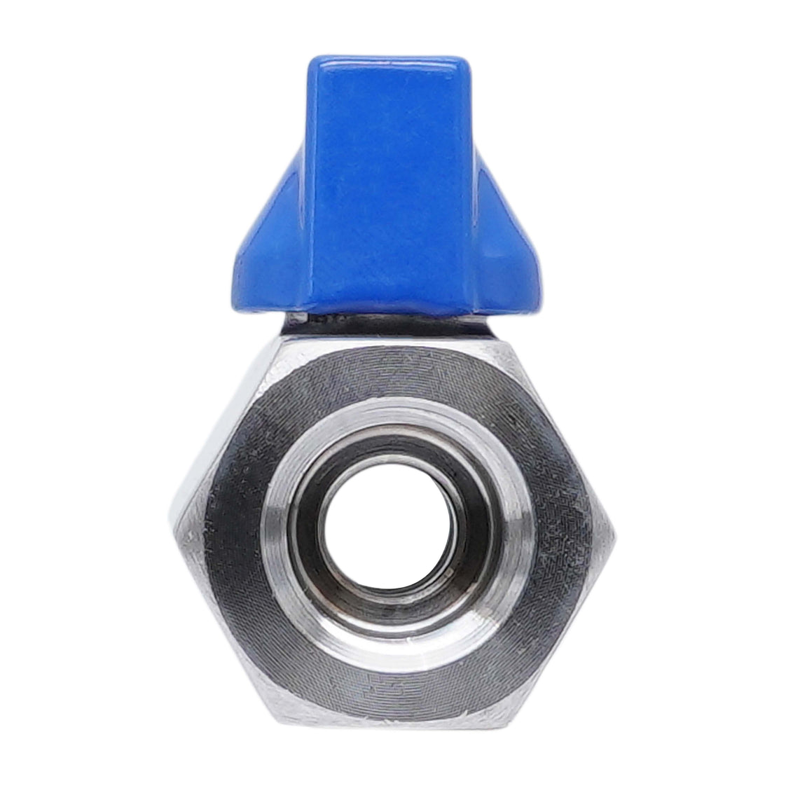 G 1/4'' F/F 2-Wege Edelstahl Mini Kugelhahn 69 Bar PTFE - TamesonPRO 1113-014-F